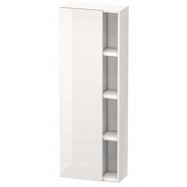 Duravit DuraStyle - Skříňka vysoká 140x50x24 cm, levá, lesklá bílá DS1238L2222