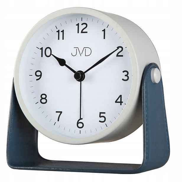 Velký Šedý Budík Jvd SRP2313.2 Tichý Mechanismus Nastavení Úhlu Kůže 12 cm