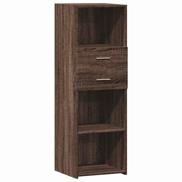 vidaXL Skříň highboard hnědý dub 40 x 42,5 x 124 cm kompozitní dřevo