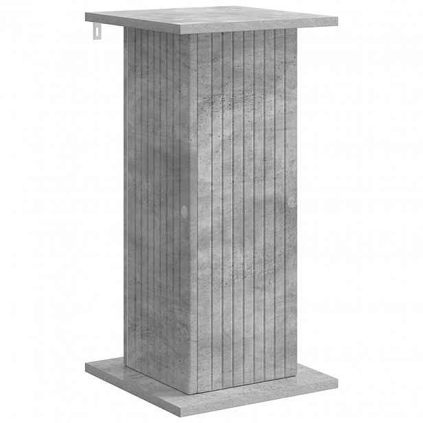 vidaXL Stojan na rostliny Betonově šedá 30,5 x 30 x 60,5 cm