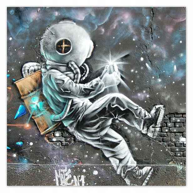 Plakáty 140x140 Graffiti Pouliční umění
