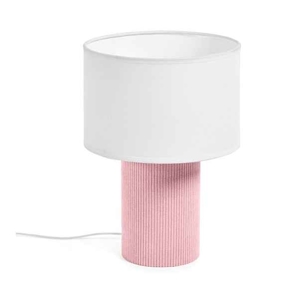 Bílá/světle růžová dětská lampička Bianella – Kave Home