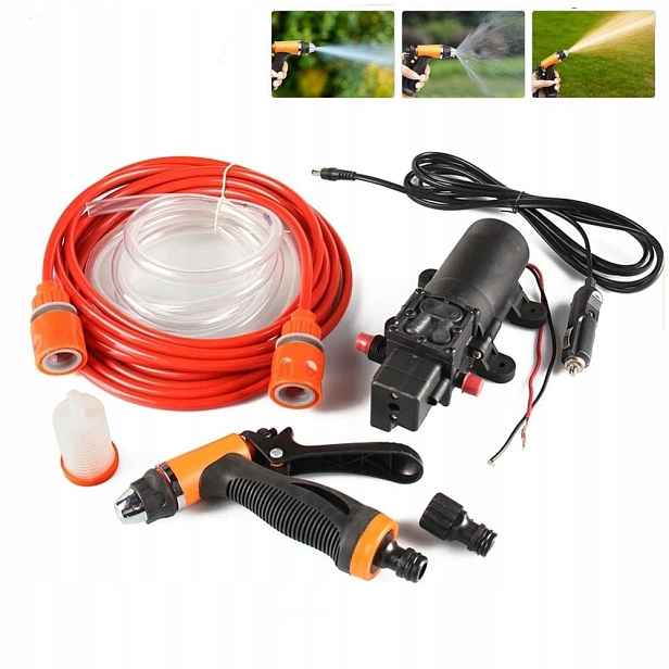 Přenosná Elektrická Tlaková Pumpa 12 V 100 W Pro Zahradní Auto
