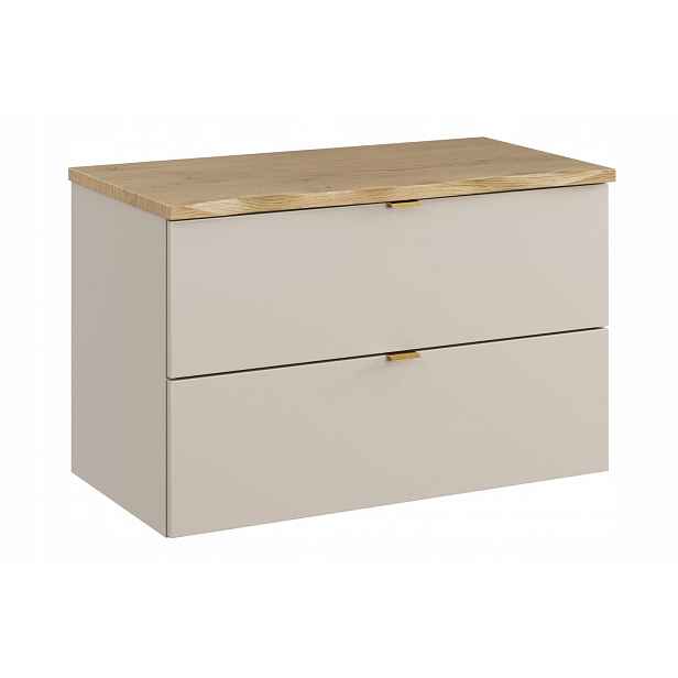 Zestaw meblowy Dalia Cashmere 80cm z blatem Nature Cremona