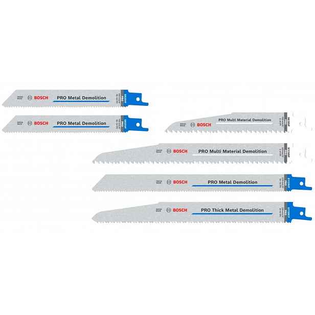 Bosch - 6dílná sada pilových plátků 2607011820