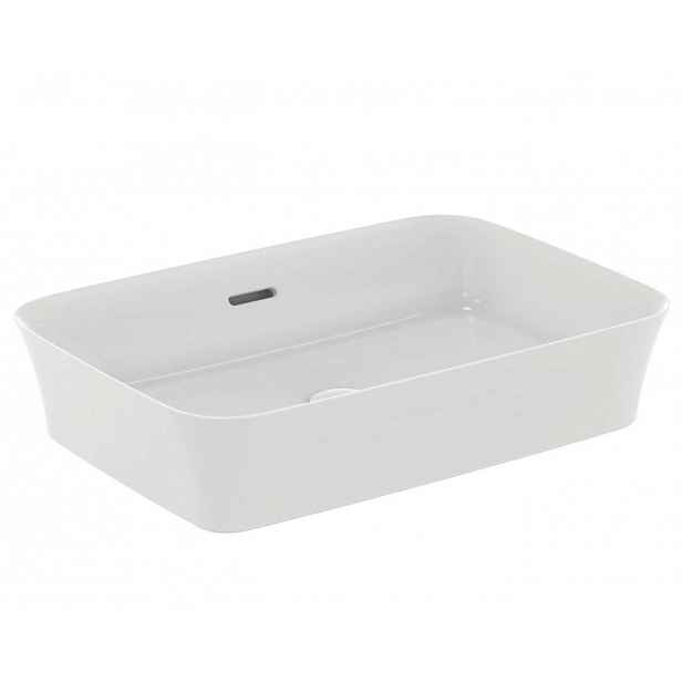 Ideal Standard Ipalyss - Umyvadlo na desku, 55x38 cm, s přepadem, matná bílá E2078V1