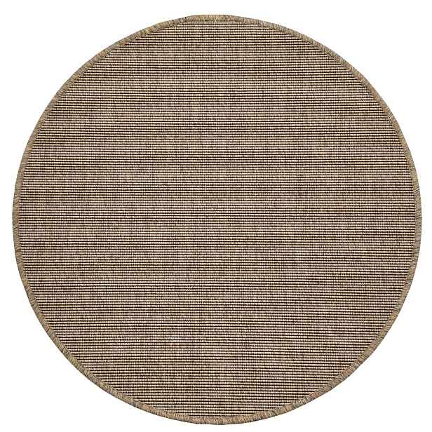 Kusový koberec Nature NEW přírodní kruh, 200x200 (průměr) kruh, oranžová, kuchyně, Vopi
