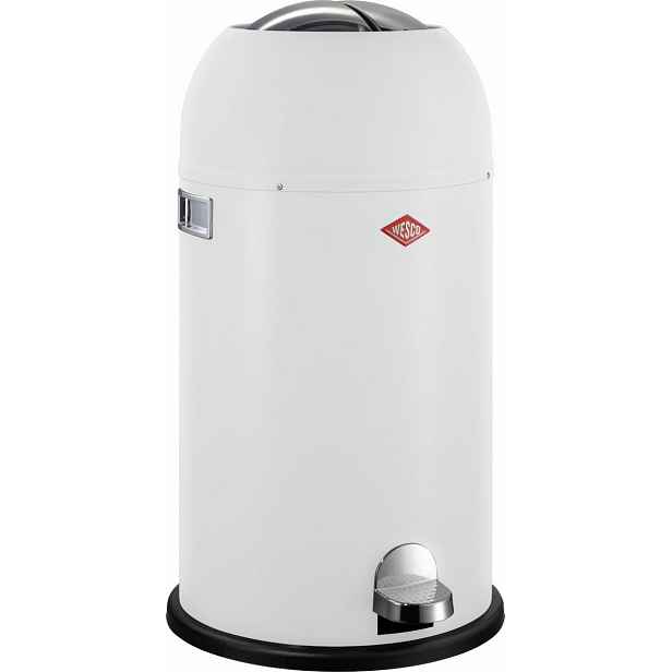 Odpadkový koš bílý mat 33 l Kickmaster Wesco