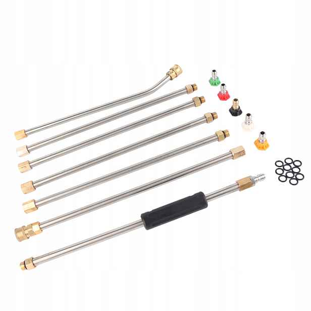 Prodlužovací Sada Pro Vysokotlaký Čistič Univerzální 4000 Psi 38 CM 7KS