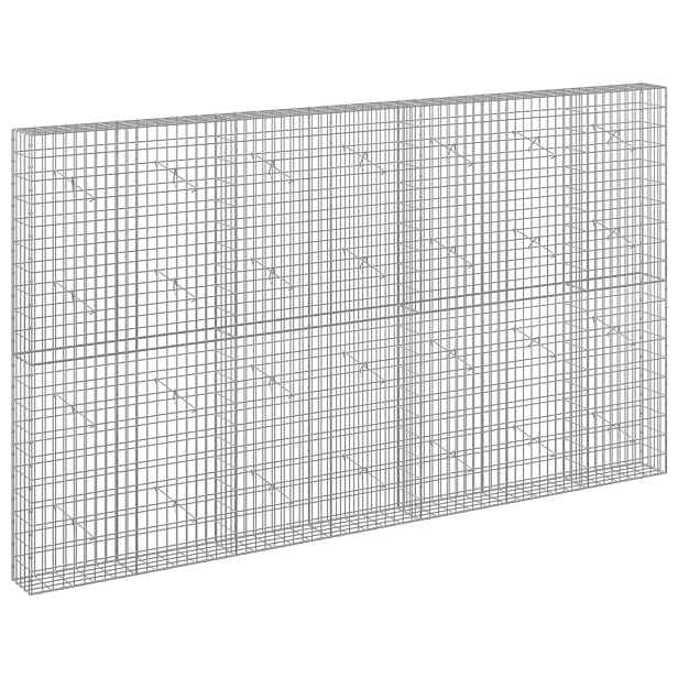 vidaXL Gabion s drátem 5 mm a síťkou 5x10 cm 350x20x200 cm