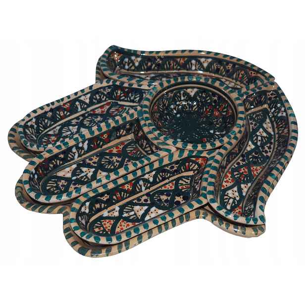 Set pro Mezze Meze Fatima Maroko Tunisko Hamsa