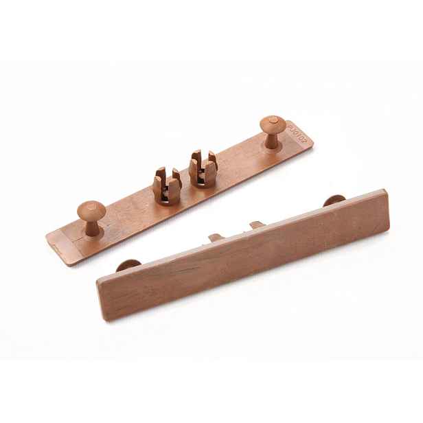 Krytka terasového prkna plastová DŘEVOplus PROFI teak 23×138 mm