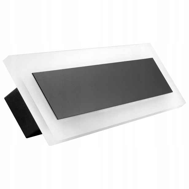 Led Fasádní Lampa 9W Venkovní Do Dvora, Zahrada Obdélníková, 30 CM