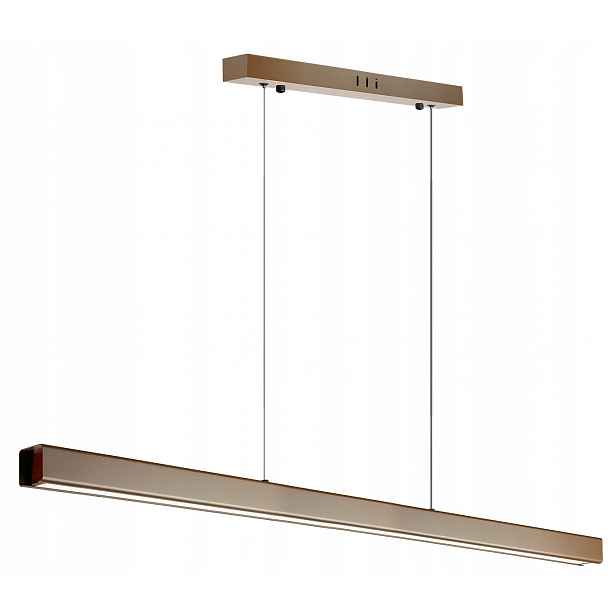 Moderní Závěsná Lineární Led Lampa 40W 100 cm Podélný Nosník Dálkový Ovladač 3 Barvy