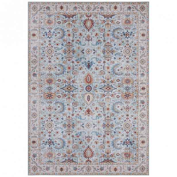 Modro-béžový koberec Nouristan Vivana, 160 x 230 cm