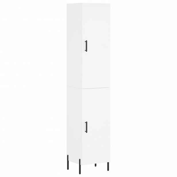 vidaXL Skříň highboard bílá 34,5 x 34 x 180 cm kompozitní dřevo