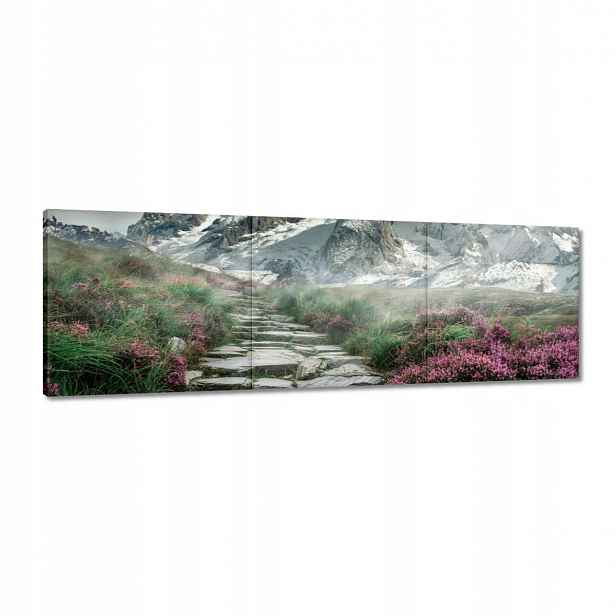 Obrazy 120x40 Horský pohled Krajina Mlha