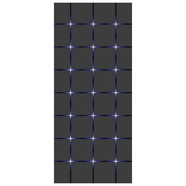 Samolepka Tapeta Geometrická síť s modrým leskem na tmavém podkladu 91x211