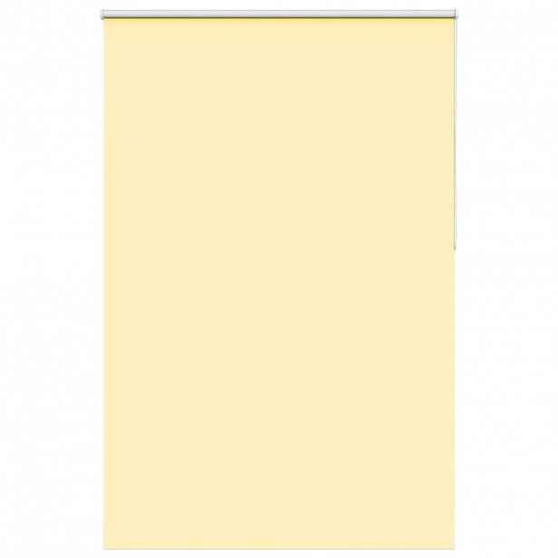 vidaXL Roleta zatemňovací žlutá šířka látky 141,6 cm polyester