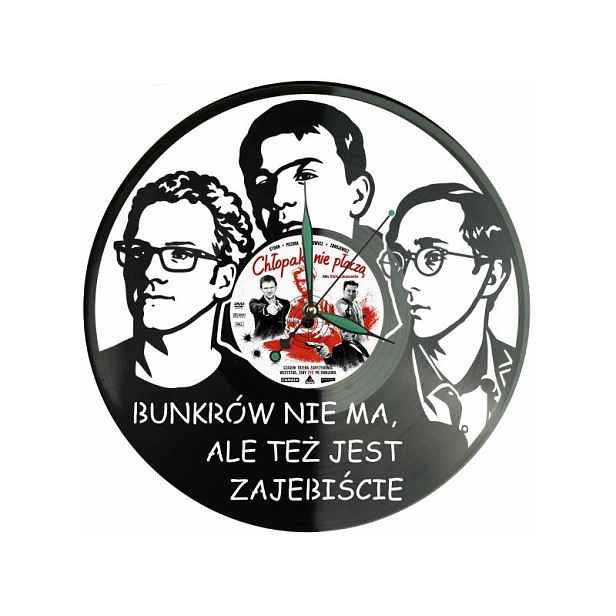 Kluci nepláčou Nápad na Dárek Nástěnná Dekorace z vinylové desky