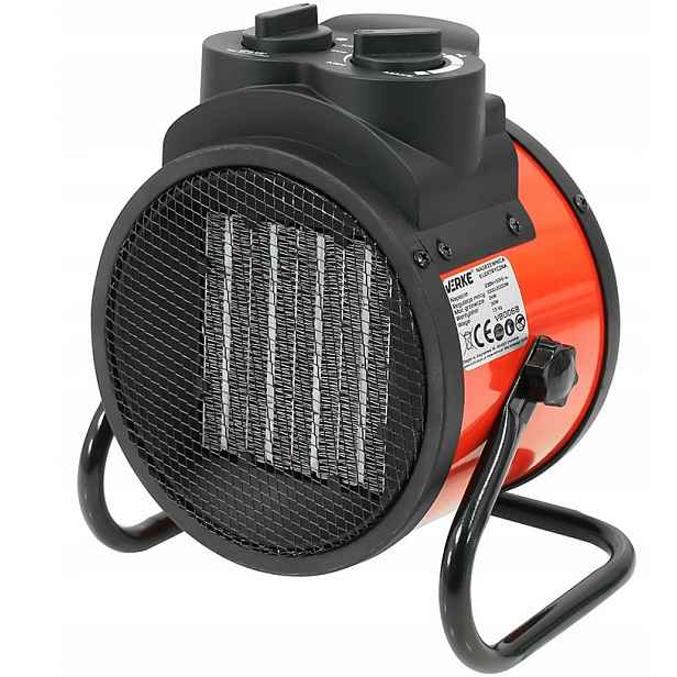Farelka Elektrický Ohřívač 230V 2kW 2000W Termoventilátor Radiátor