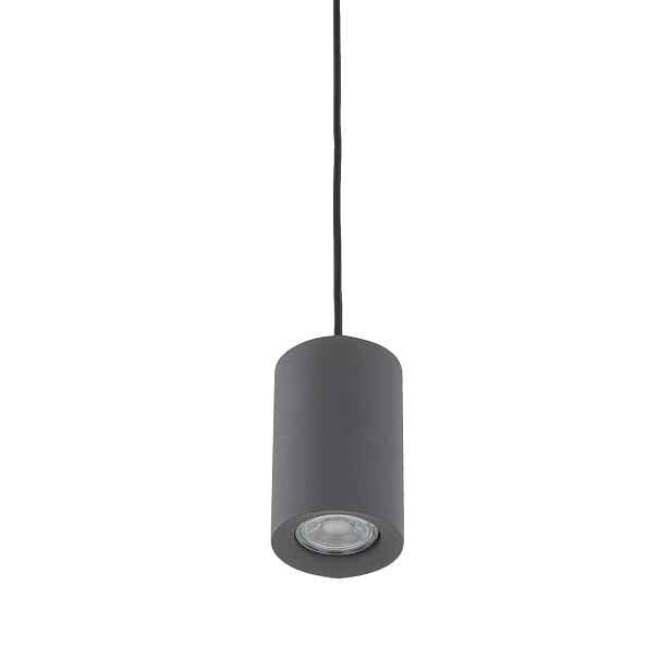 Italux Jet Závěsná lampa GU10 Šedá Moderní 8 cm Stmívání