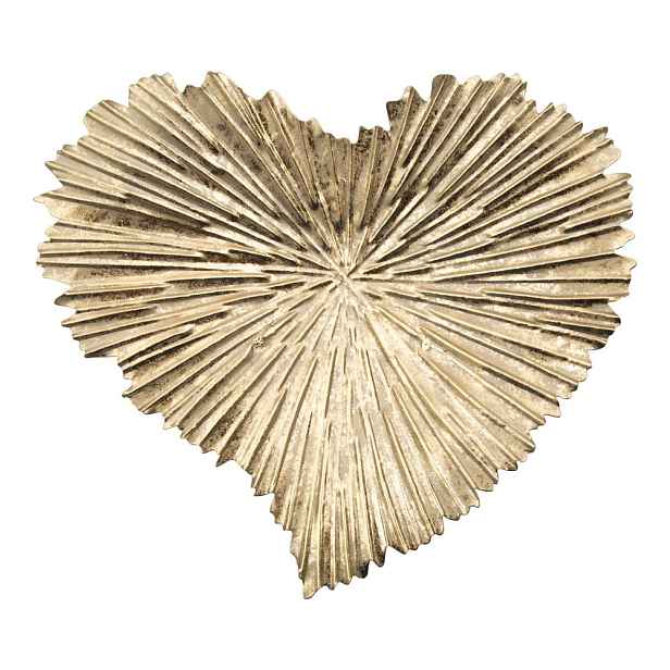 Kovový dekorativní tác 29x25 cm Heart – Mauro Ferretti