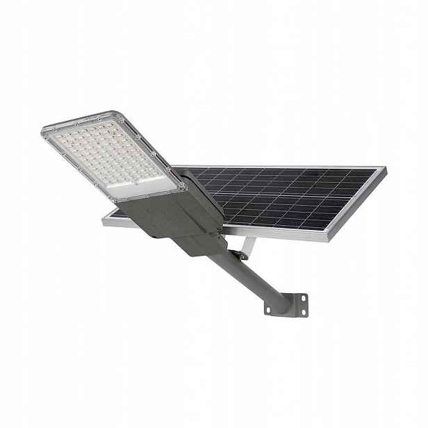 V-tac Solární Led pouliční osvětlení Bridgelux Chip ovladač LiFePO4 panel 60W