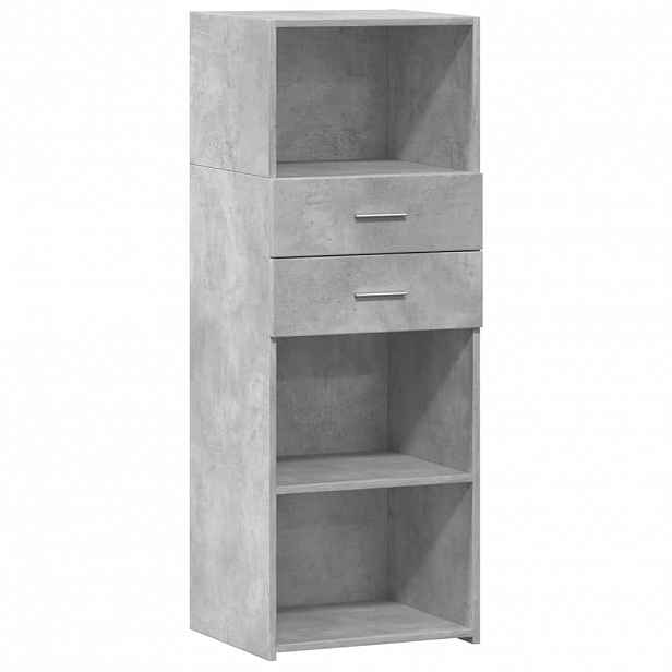 vidaXL Skříň highboard betonově šedá 45x42,5x124 cm kompozitní dřevo