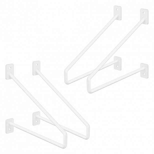 ML-DESIGN DRŽÁK NA POLIČKU, sada 2 ks, 220 mm, bílý