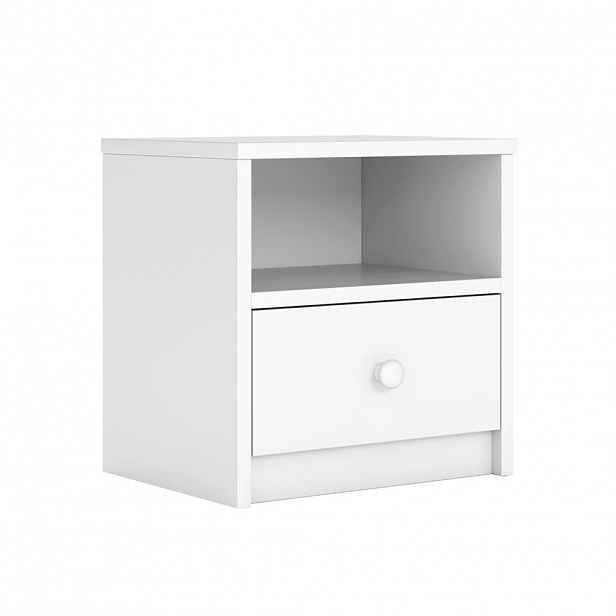 RAUMHIRSCH FURNITURE DĚTSKÝ NOČNÍ STOLEK Babydreams bílý 39/40/30