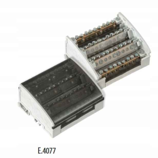 Rozdělovací blok 4X11 160A 500V E.4077