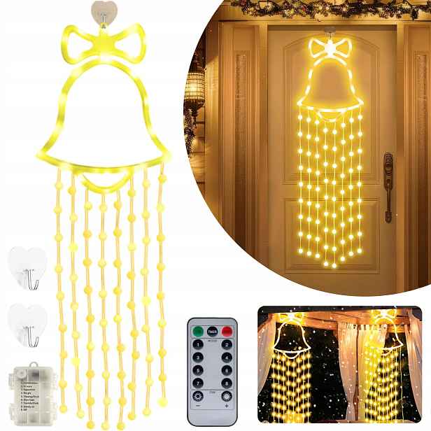 Výkonné Vánoční Osvětlení Na Stromeček 97 Led Vánoční Osvětlení, Venkovní/vnitřní, Teplá Bílá Barva