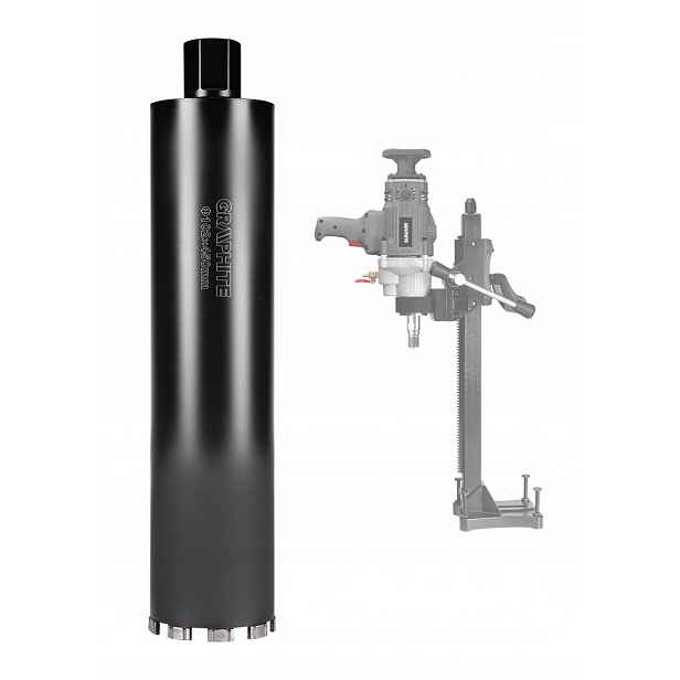 Korunkový Vrták Pro Vrtačku 58G540 102×450MM×9T 57H862 Graphite