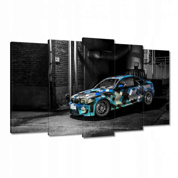 Obrazy 100x60 Tyrkysové Bmw