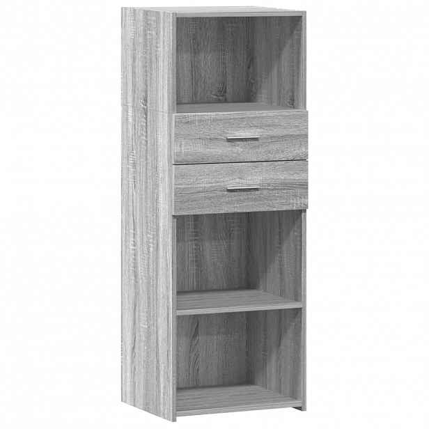 vidaXL Skříň highboard šedá sonoma 45 x 42,5 x 124 cm kompozitní dřevo