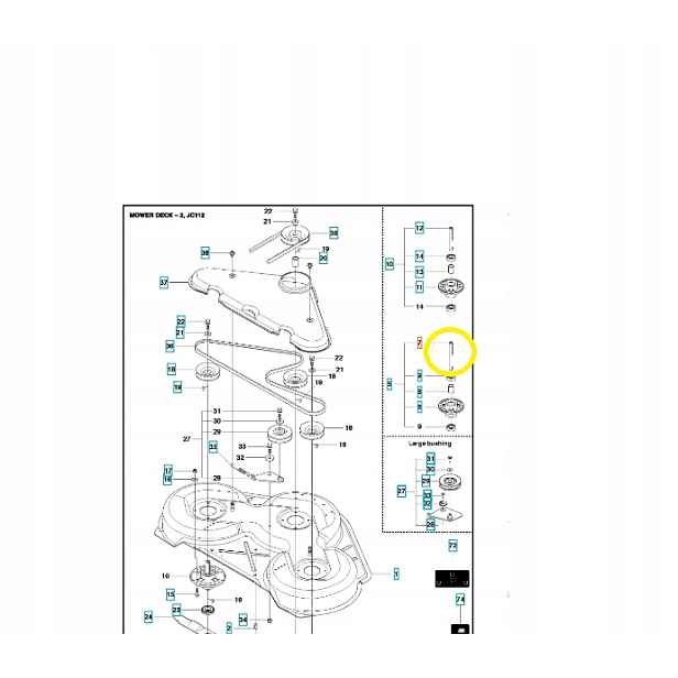 Hřídel žacího ústrojí pro sekačku R 316T Husqvarna 576384301