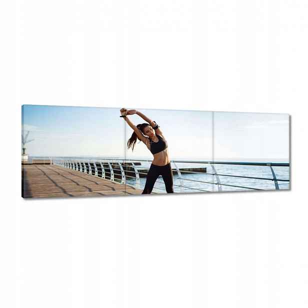 Obrazy 120x40 Pobřežní vygibasy Yoga
