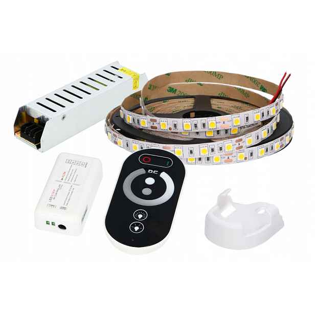 Set 5 m Led pásek 5050 Neutrální P. Dotykový
