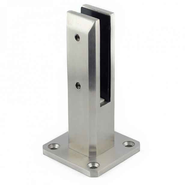 Sloupek samonosného zábradlí Spigot 50 x 50 x 182 mm, nerezová ocel 304