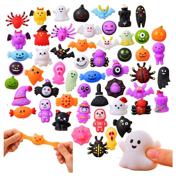 Halloweenské dekorace Velkoobchodní sada gniotků Mochi Měkké figurky
