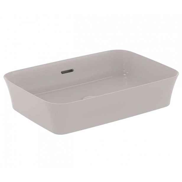 Ideal Standard Ipalyss - Umyvadlo na desku, 55x38 cm, s přepadem, Concrete E2078V9