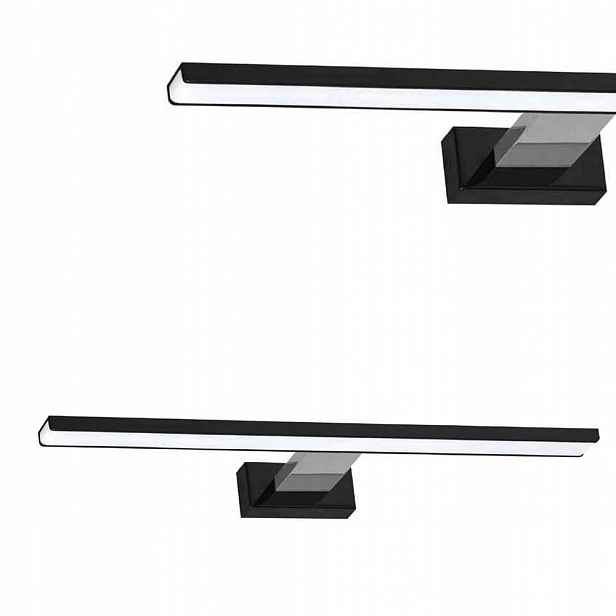 Nástěnná lampa nad zrcadlo Shine Černá/Chrom 60 cm 13,8 W Led ML7883 Milagro