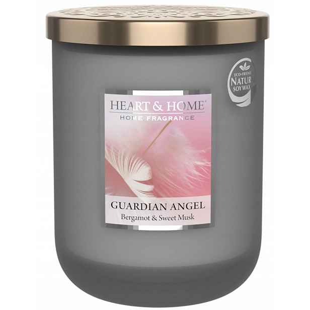 Velká Svíčka Heart & Home Guardian Angel Bergamot & Sweet Musk Sójová Svíčka