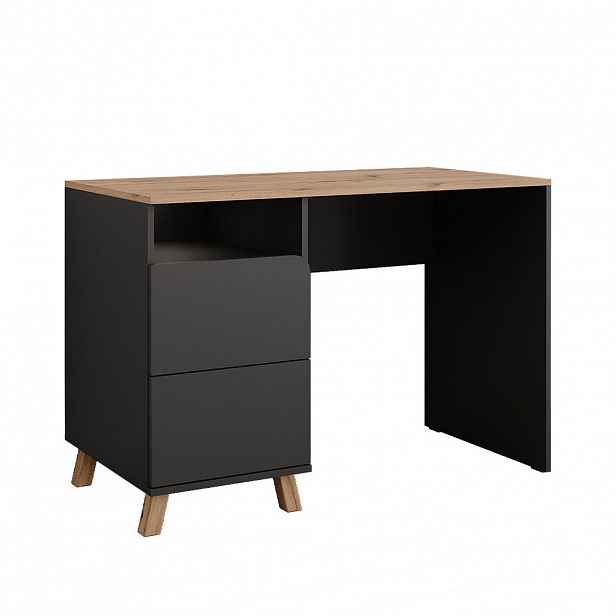 Vicco TOALETNÍ STOLEK Karen Antracit/Artisan 110 cm se zásuvkami