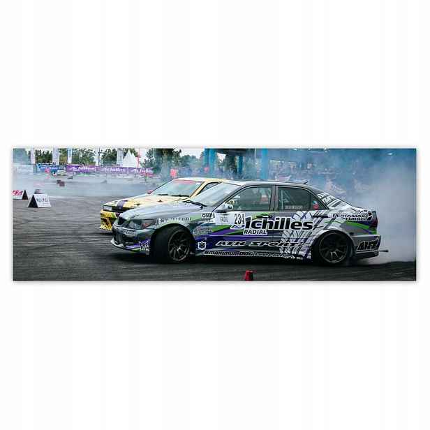 Plakáty 200x66 Drift Pálení Gumy