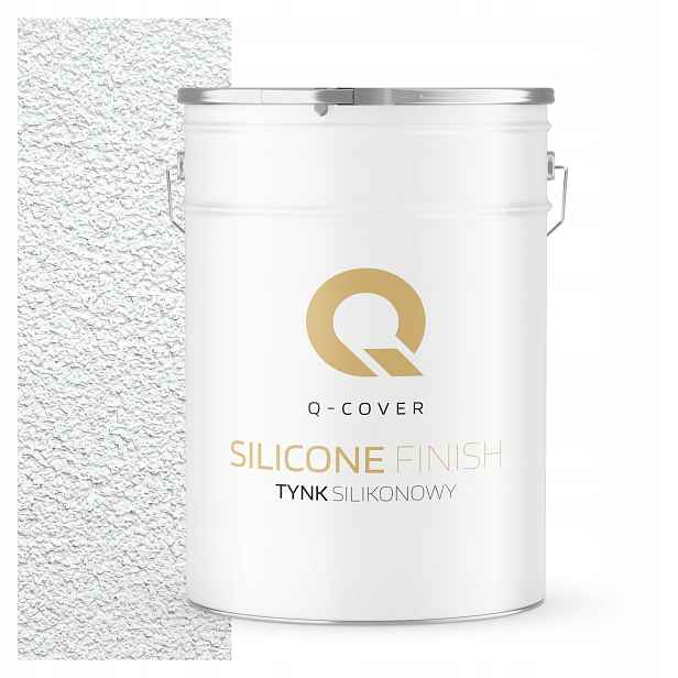 Silikonová Fasádní Omítka Bílá Studená 25 Kg Beránek Granulace 1.0 mm F102