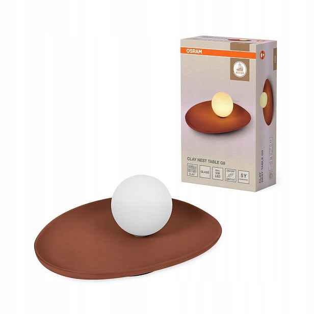 Stolní lampa G9 Dekorativní hnědá Decor Osram