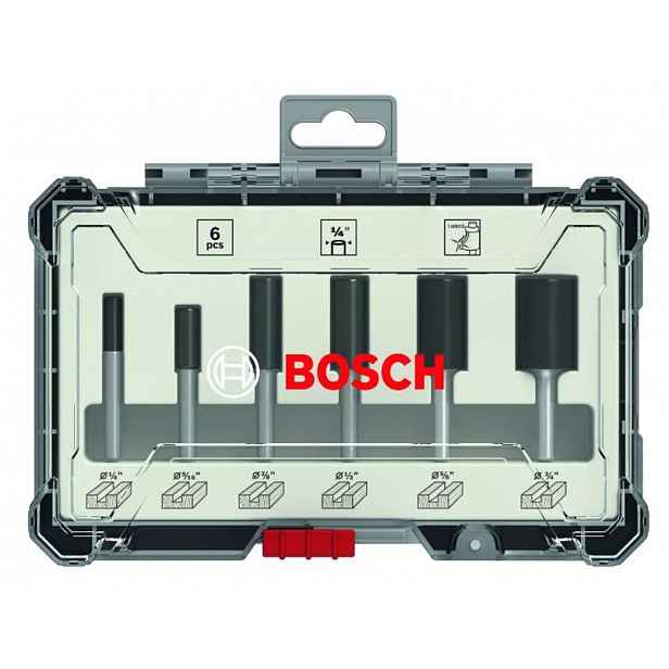 Bosch - 6dílná sada frézovacích bitů 2607017467