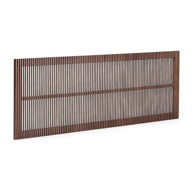 Čelo postele z jasanového dřeva v tmavě přírodní barvě 195x70 cm Beyla – Kave Home